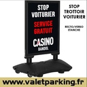 STOP TROTTOIR POUR VOITURIER