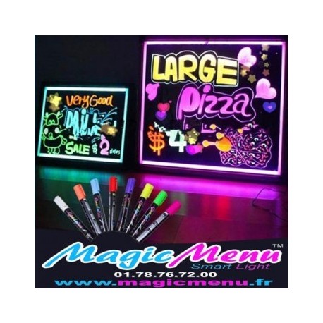 TABLEAU LUMINEUX A LED 60x40 CM
