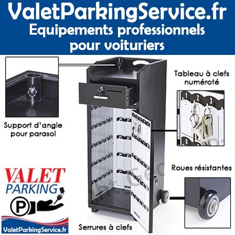 [LOC-VP-100] LOCATION PUPITRE VOITURIER NOIR 100 CLES 2024